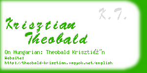 krisztian theobald business card